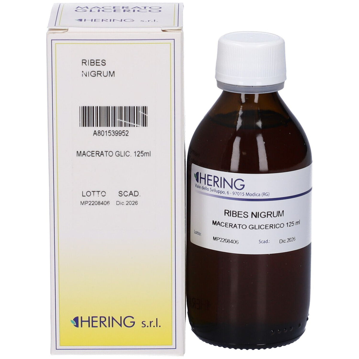 Hering Ribes Nigrum Macerato Glicerico 125ml