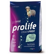 Prolife Grain Free Adult Sensitive Fish & Potato Cibo Secco Per Cani Taglia Media/Grande Sacco 2,5 Kg-1