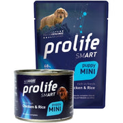 Prolife Smart Pollo Fresco Con Riso Cibo Umido Per Cuccioli Taglia Piccola Lattina 200g-1