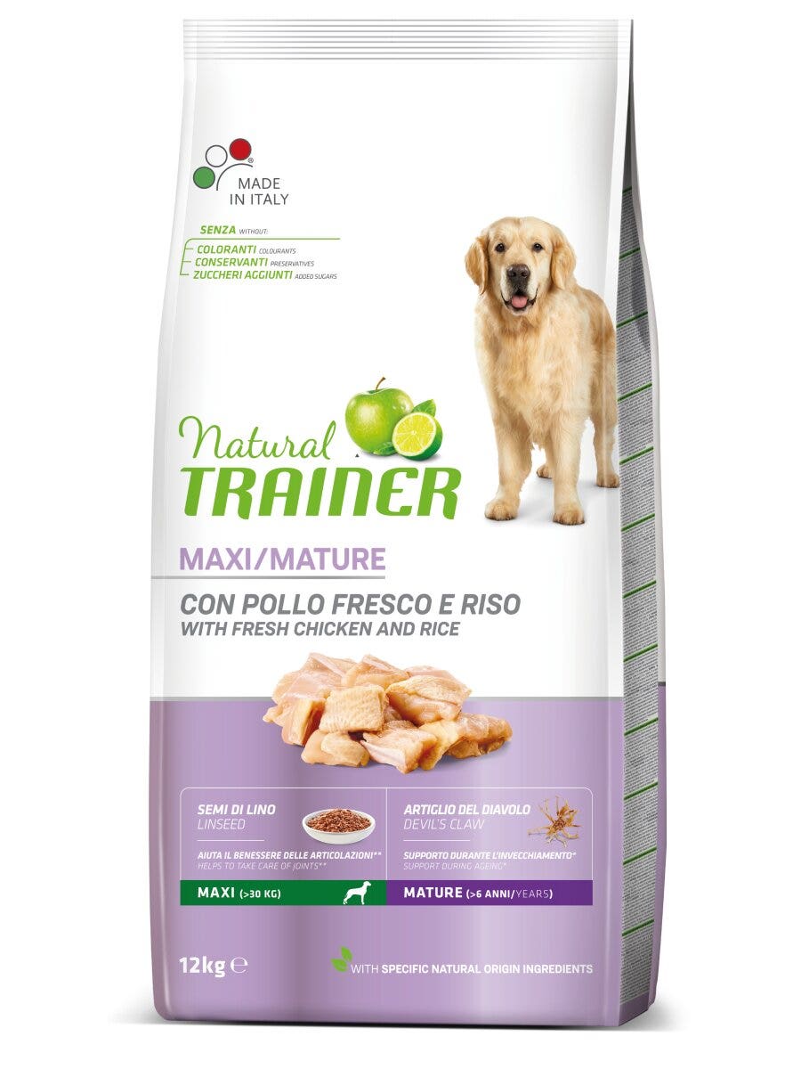 Natural Trainer Crocchette Pollo Per Cani Adulti Taglia Grande Sacco 12kg-3