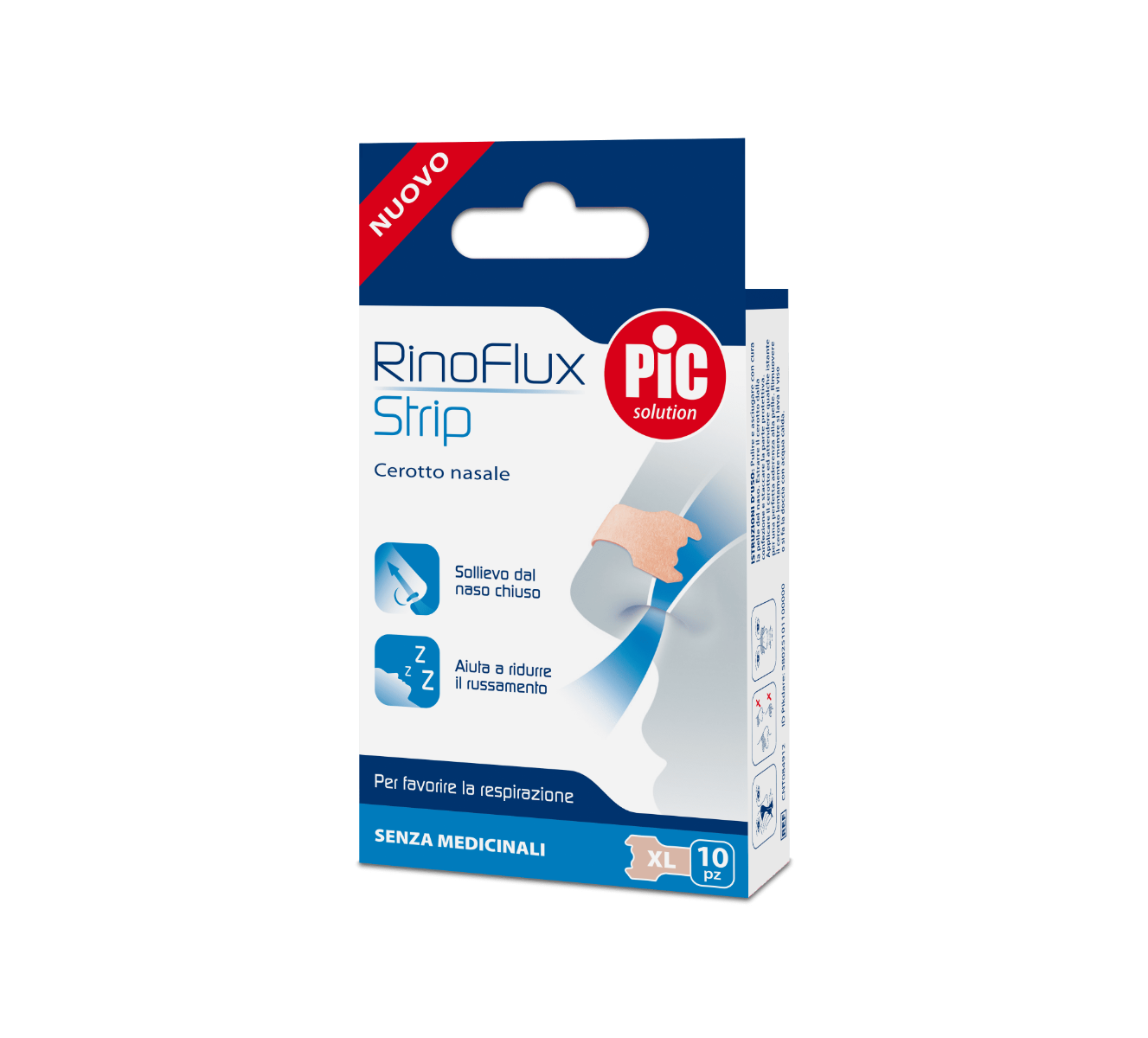 Cerotto Nasale Rinoflux xl 10 Pezzi-1