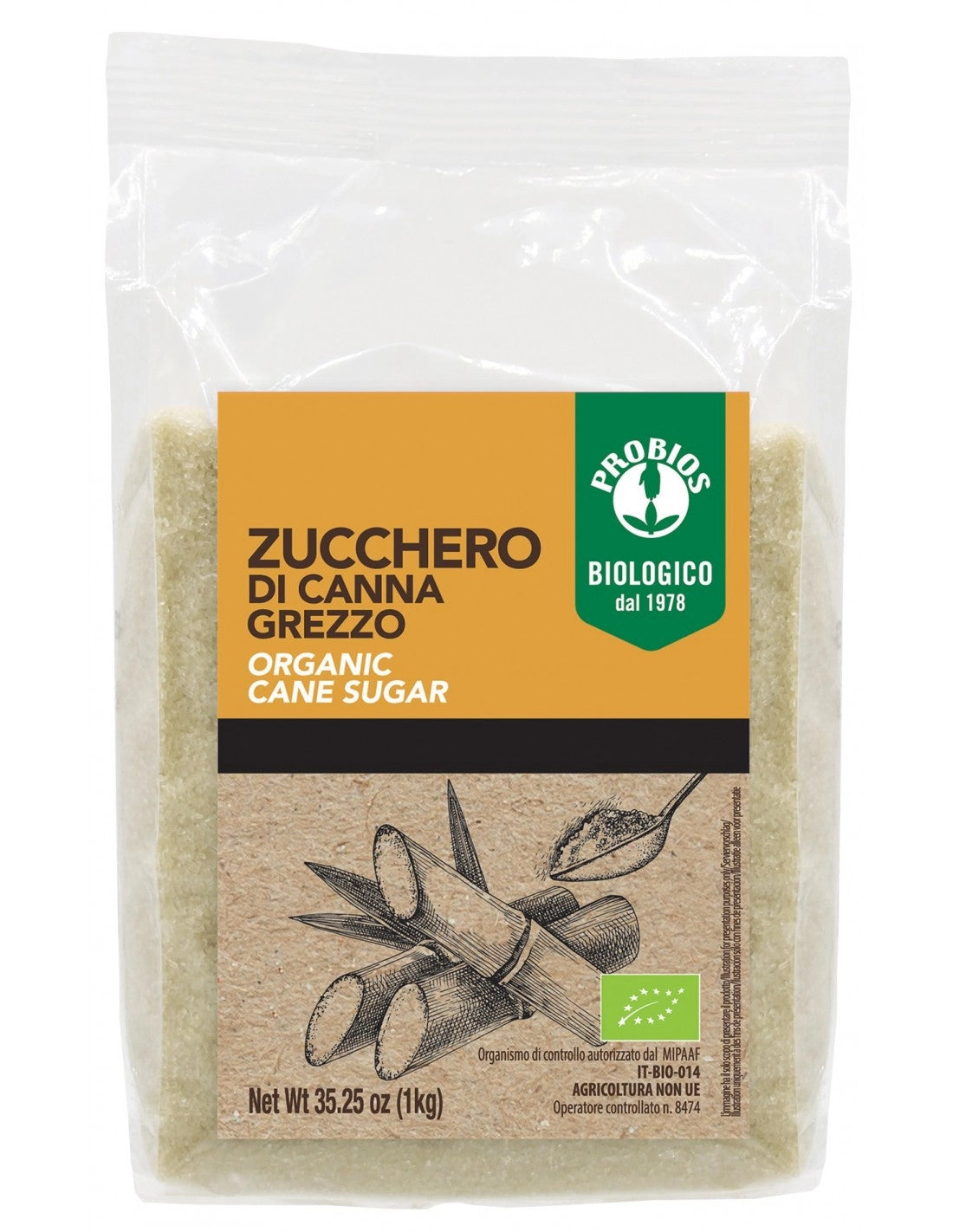 Zucchero di Canna Grezzo 1 kg