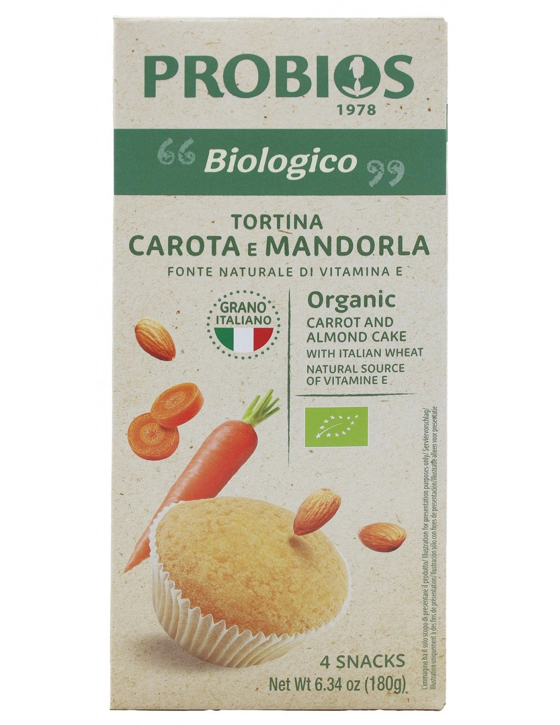 VDG TORTINA CAROTE/MAND 4X45G