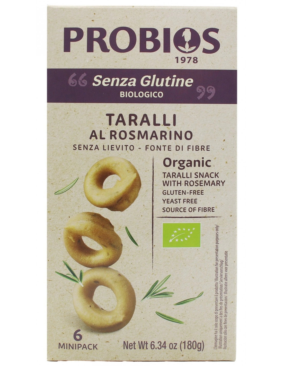 PANITO TARALLI ROSMARINO S/G