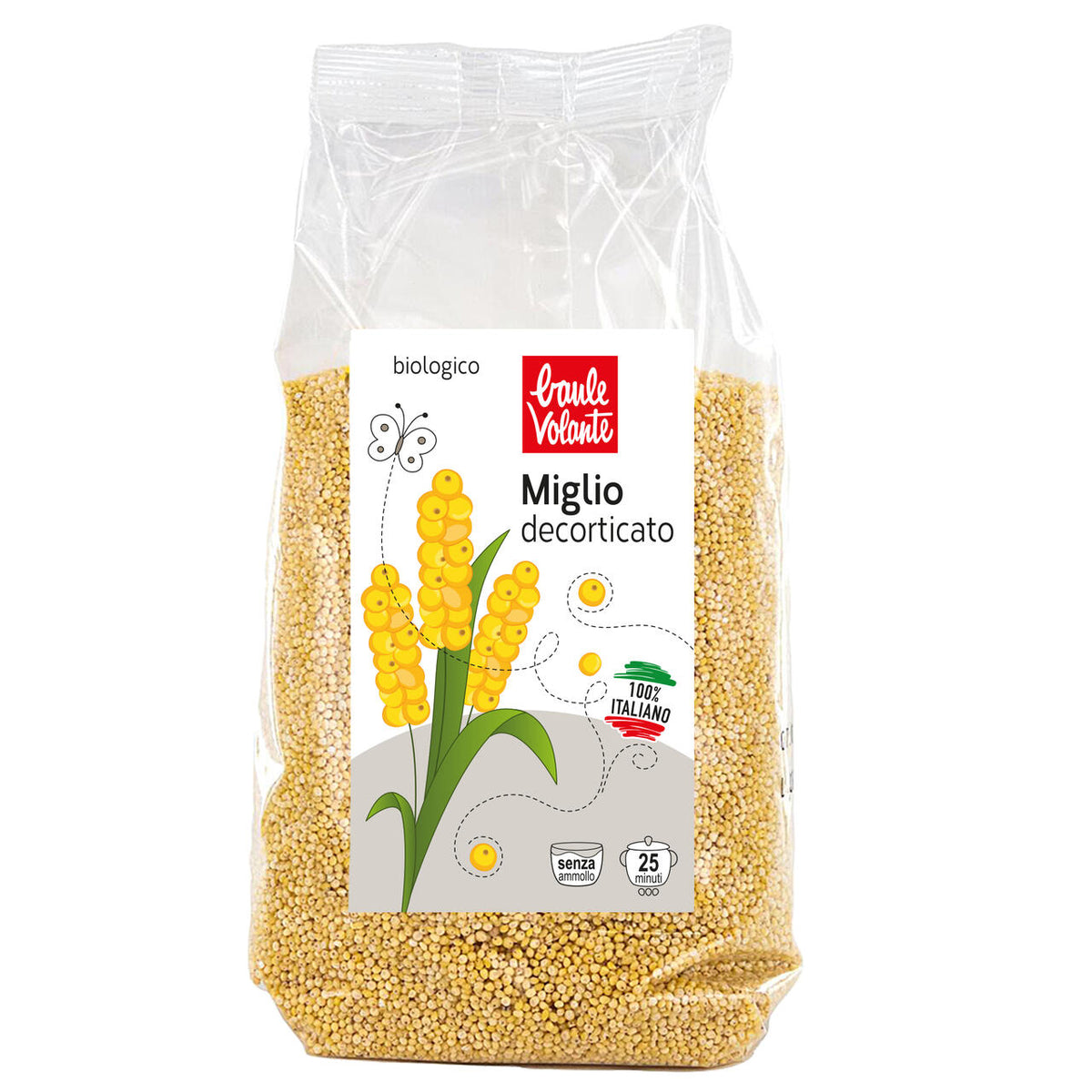 Baule Volante Miglio Decorticato Bio 1kg