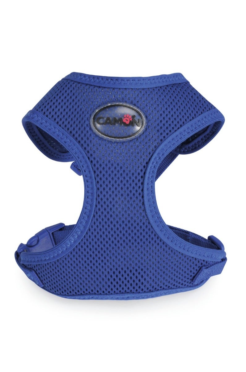 Camon Pettorina Mesh Con Doppia Regolazione Azzurro Per Cani Taglia M-0