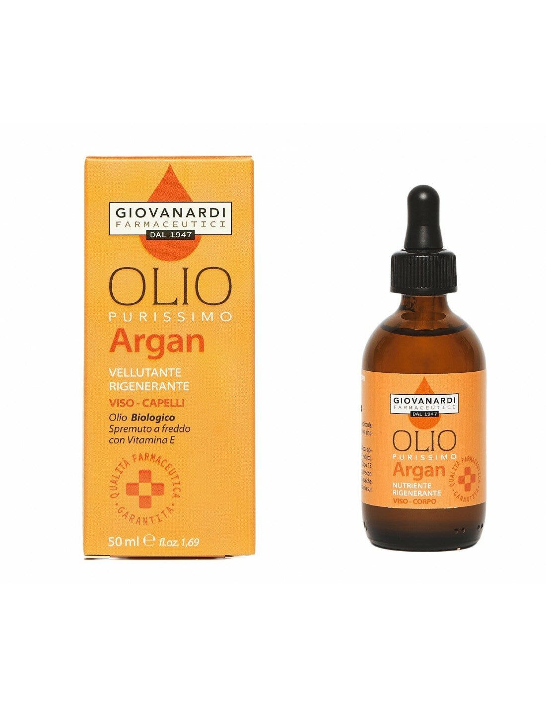 Olio Argan Biologico Rigenerante Per Viso E Capelli 50ml-1