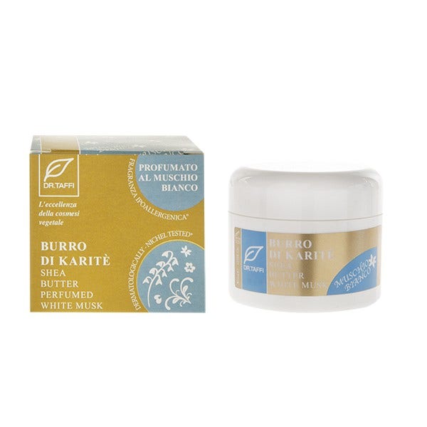 Dr Taffi Burro Di Karitè Al Muschio Bianco idratante 50ml-1