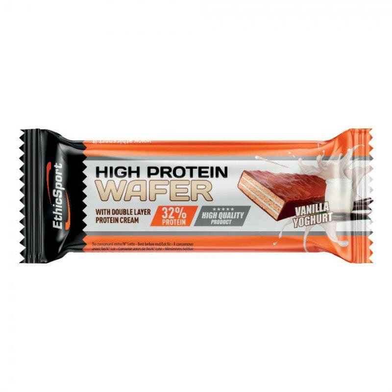 EthicSport High Protein Barretta Proteica Wafer Vaniglia E Yogurt  35g-1