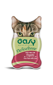 Oasy Wet Cat Delicatessse Patè Con Fegato Per Gatti 85g-1