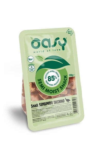 Oasy Snack per Cani Semiumido Tacchino 100g-2