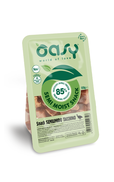 Oasy Snack per Cani Semiumido Tacchino 100g-1