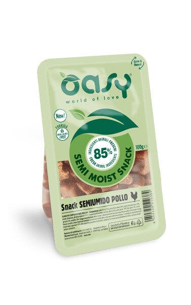 Oasy Snack per Cani Semiumido Pollo 100g-2