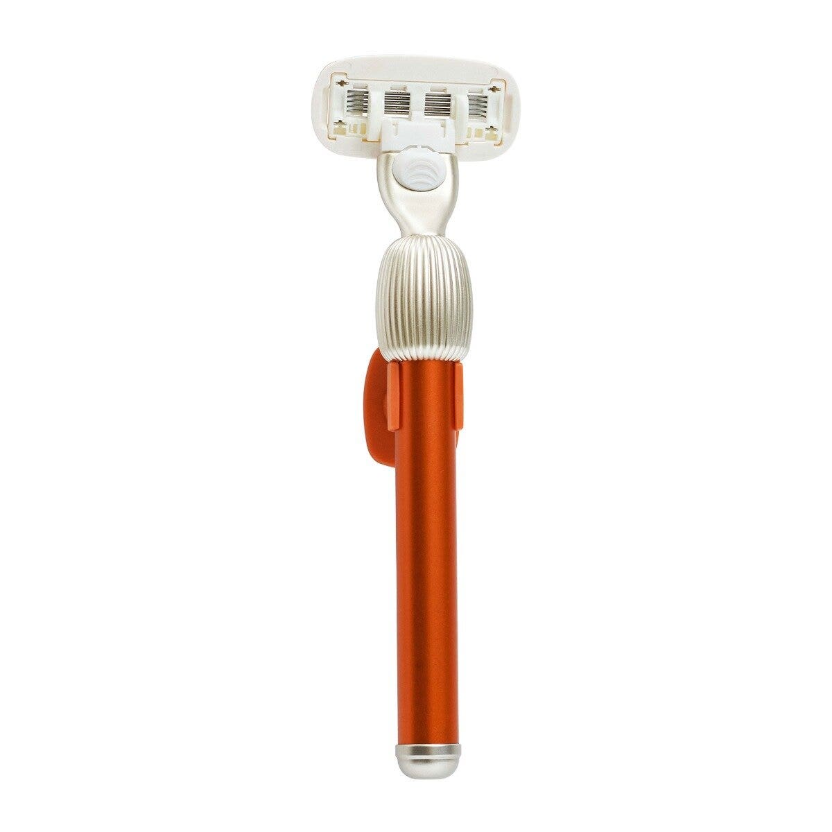 Fler The Razor Starter Set Rasoio + Supporto + 2 Testine Colore Sicily-1