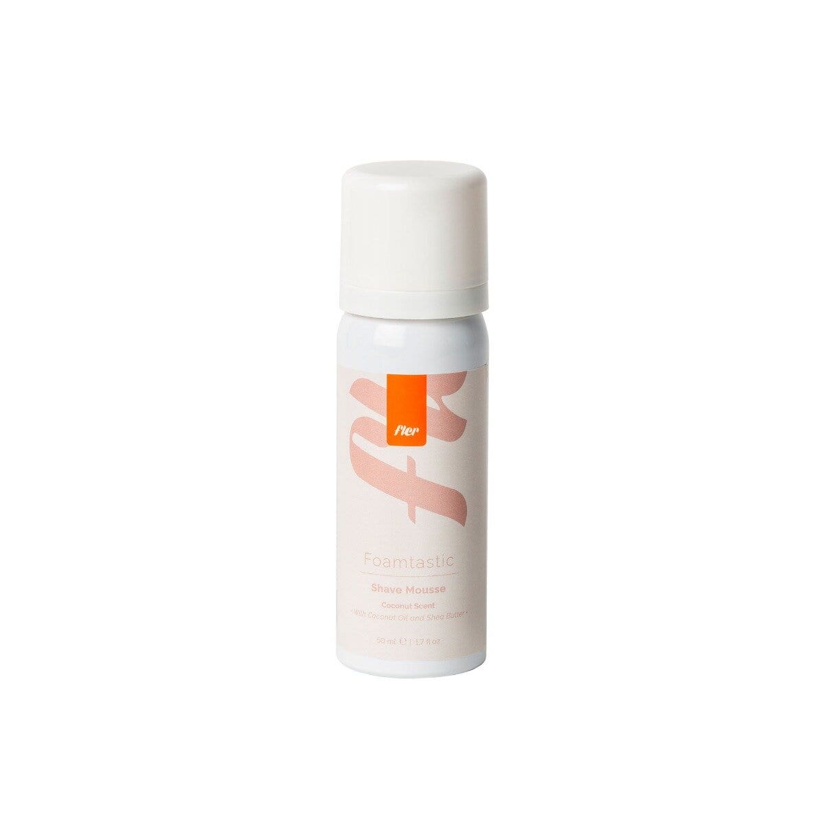 Fler Foamtastic Mousse Depilazione Olio Di Cocco E Burro Di Karité 50ml Travel-1