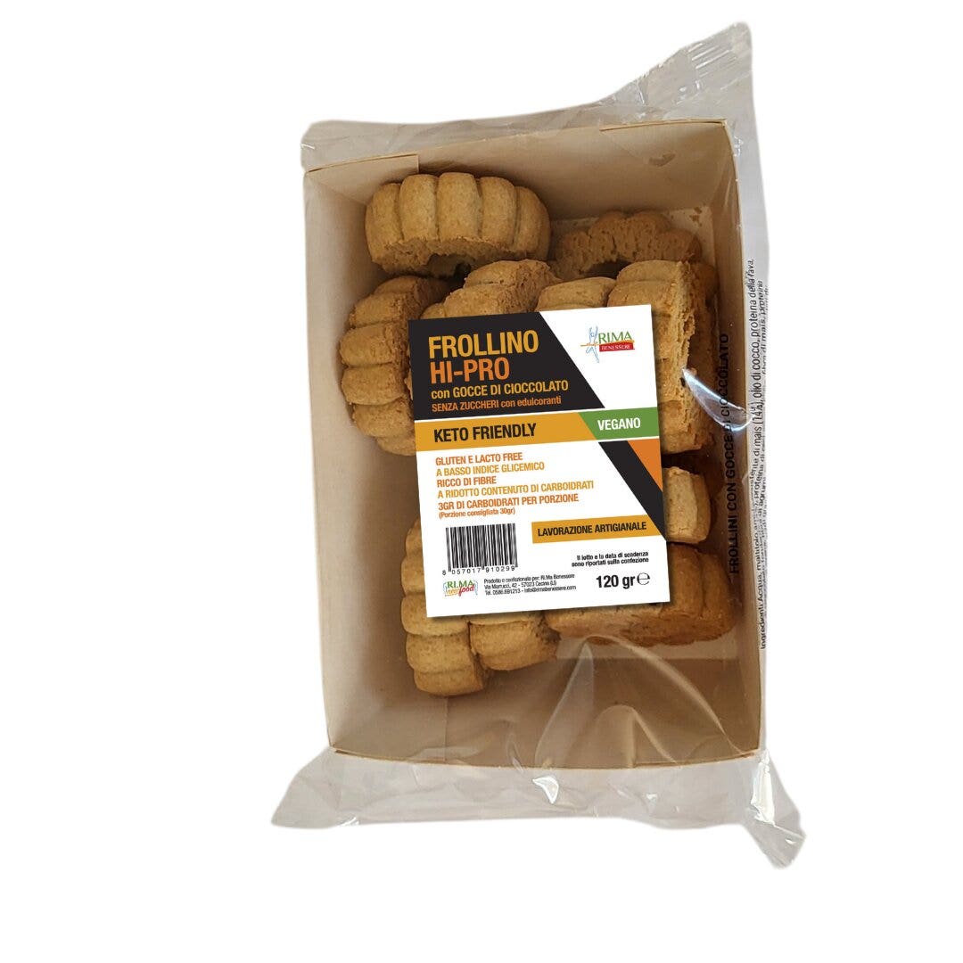 Keto Frollini Hi Pro Con Gocce Di Cioccolato 120g-1