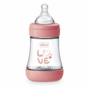 Chicco Biberon Neonato Perfect 5 Biberon Rosa Flusso Lento 150 ml 0Mesi+-0