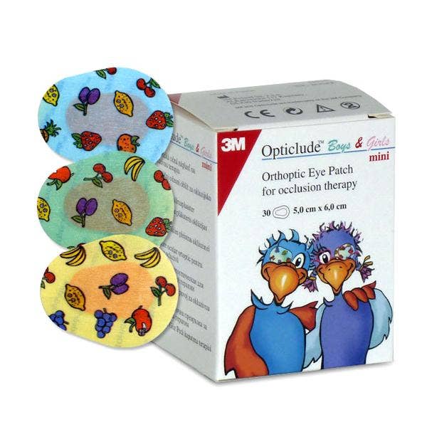Opticlude Boys&Girls Cerotto Colorato Mini 5x6cm 30 Pezzi   - 3