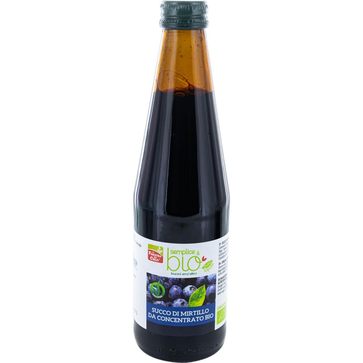 La Finestra Sul Cielo Succo Di Mirtillo Concentrato Bio Senza Zuccheri Aggiunti 330ml-2