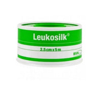 Leukoplast Cerotto Rocchetto Leukosilk Bianco 5mx2,5cm-1