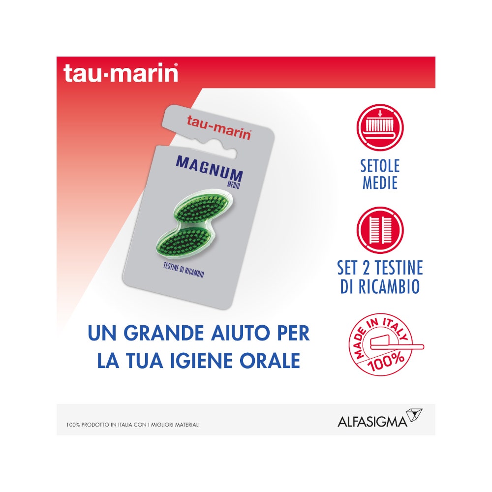 Taumarin Testina Ricambio Setole Magnum Medio-3
