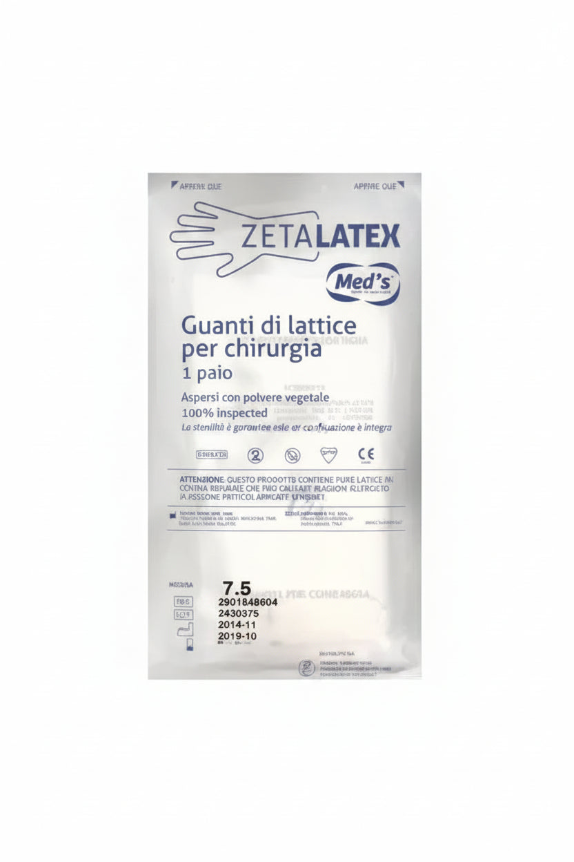 Zetalex Guanti Chirurgici 7,5