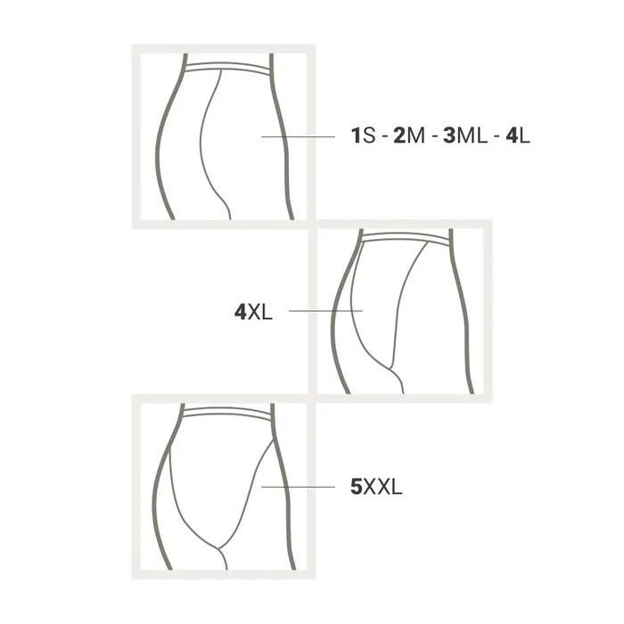 Naomi 140 Collant Modellanti Nero Tg S-4