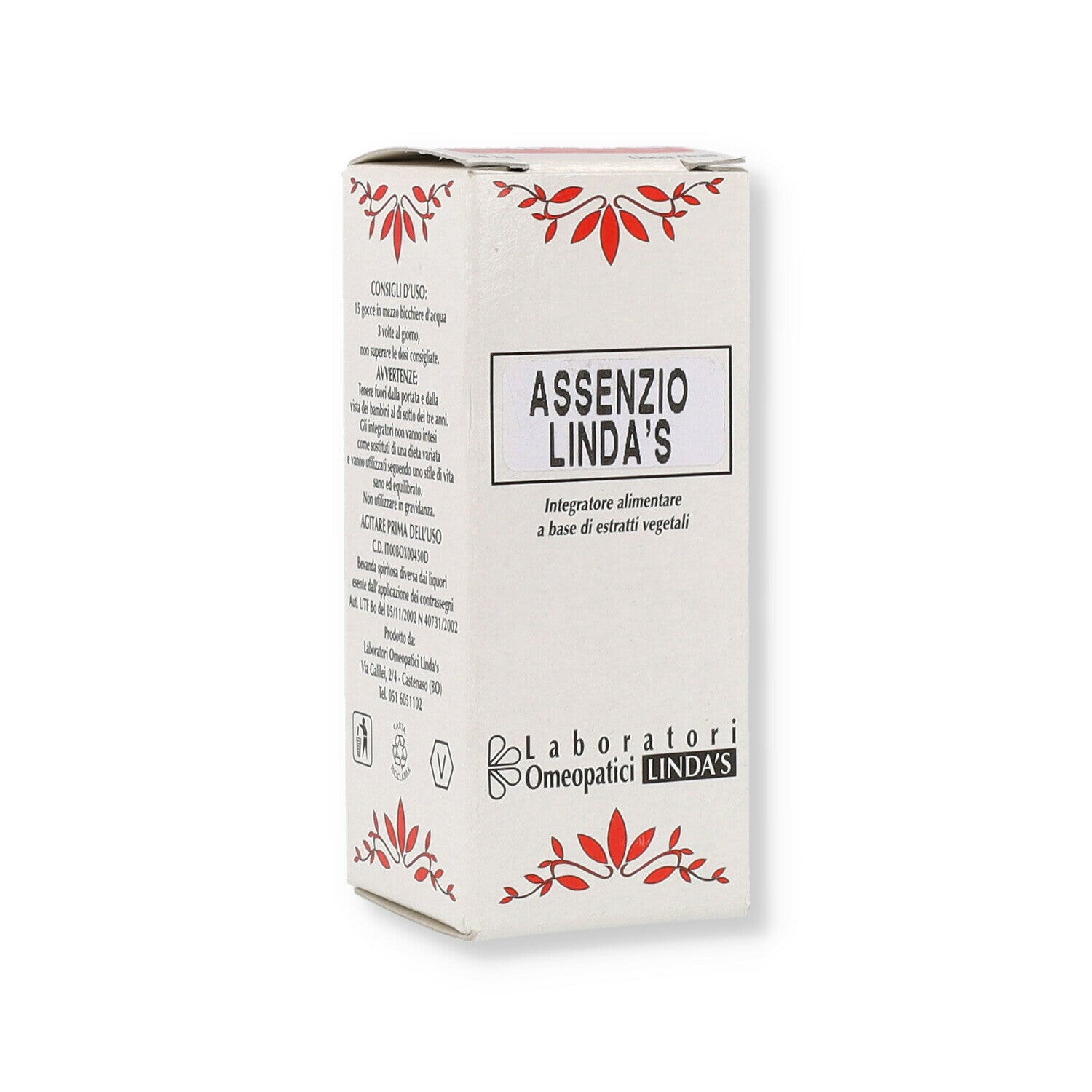 Lindas Assenzio Integratore Alimentare Gocce 30ml-1
