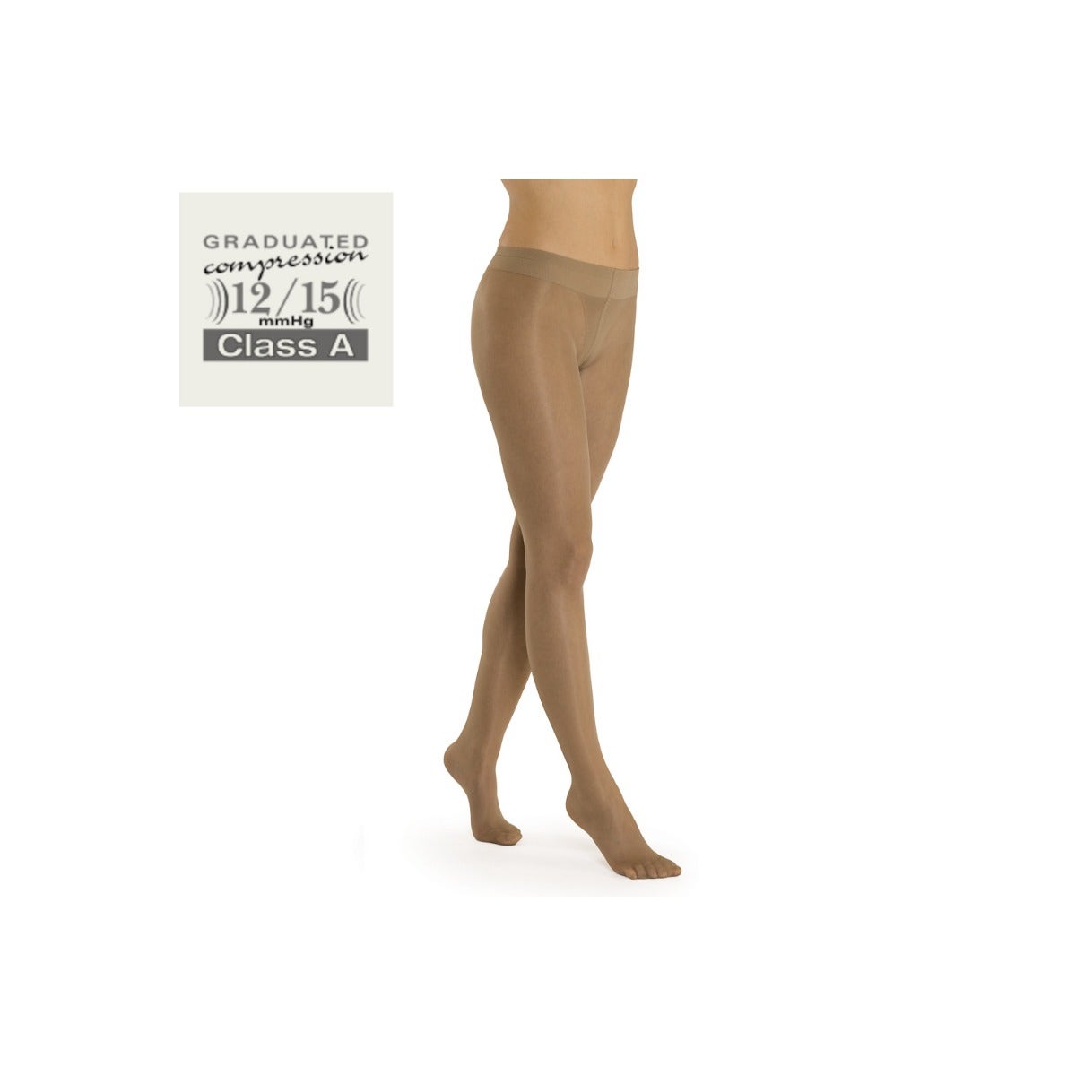 Solidea Collant A Vita Bassa Vanity 70 Sheer Color Camel Taglia 1-S-1
