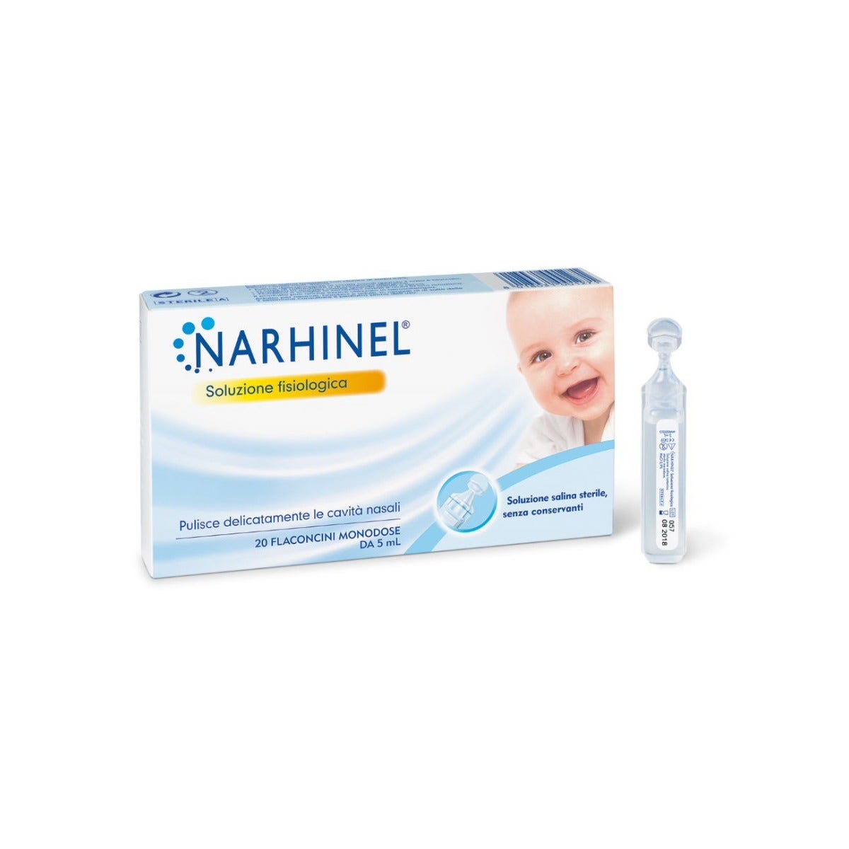 Narhinel Soluzione Fisiologica 20 Fiale -4
