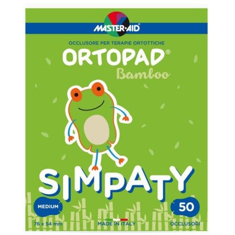 Ortopad Simpaty Cerotto Oculare Medium 5.4x7.6cm 50 Pezzi-2