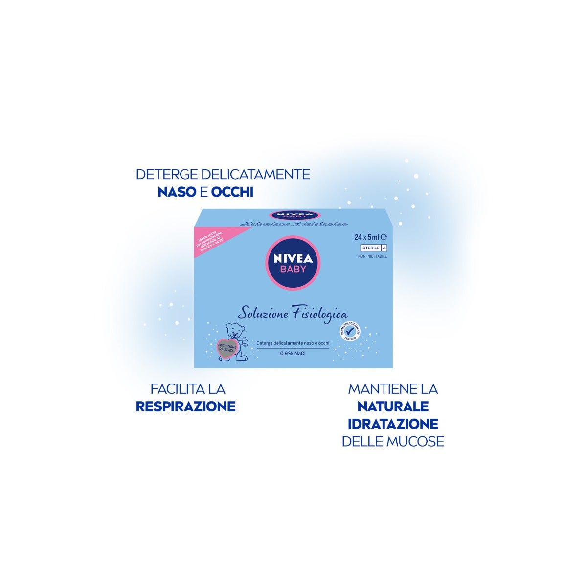 Nivea Baby Soluzione Fisiologica Salina Per Pulizia Mucose Nasali 120ml-5