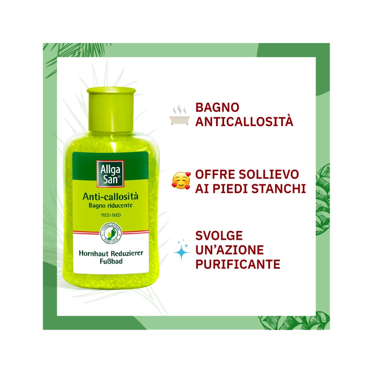 Allgasan Sali Pediluvio Anti-Callosita' 350g-3