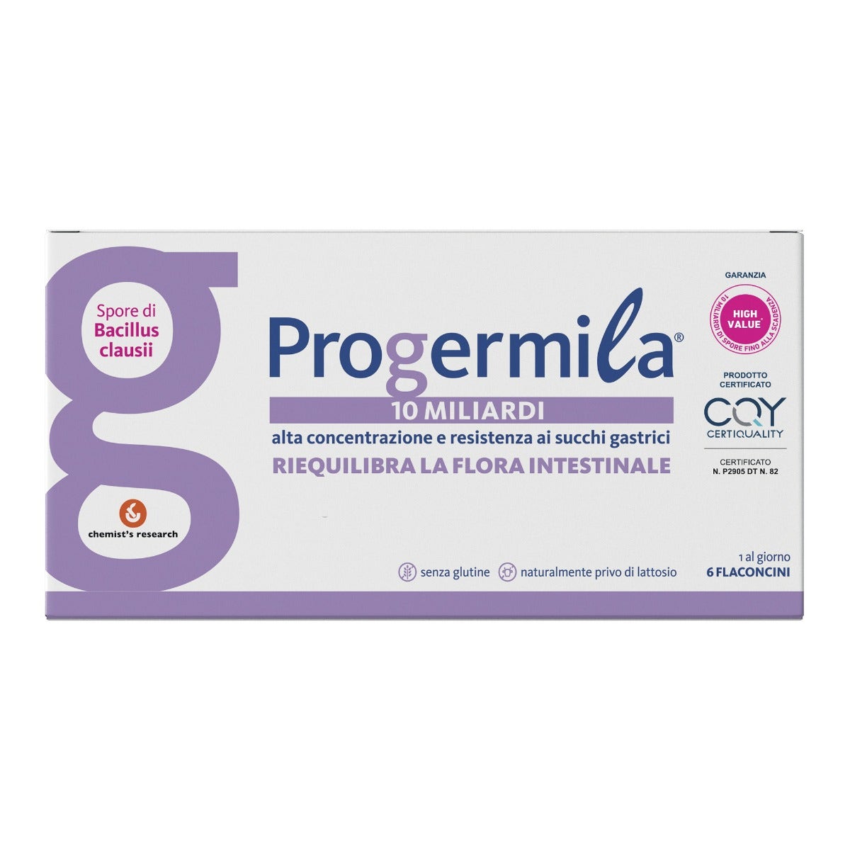 Progermila 10 Miliardi 6 Flaconcini Da 10ml-3