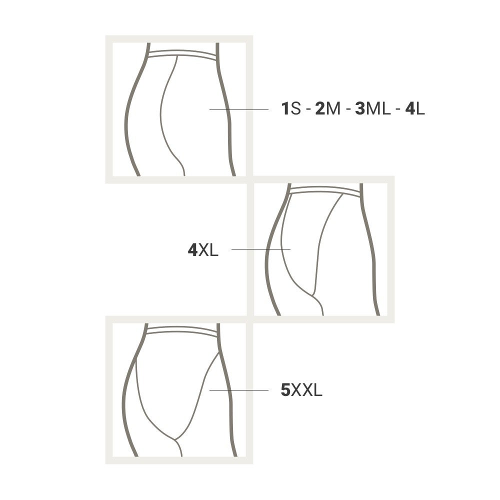 Naomi 140 Collant Modellanti Visone Tg 3 ML-5