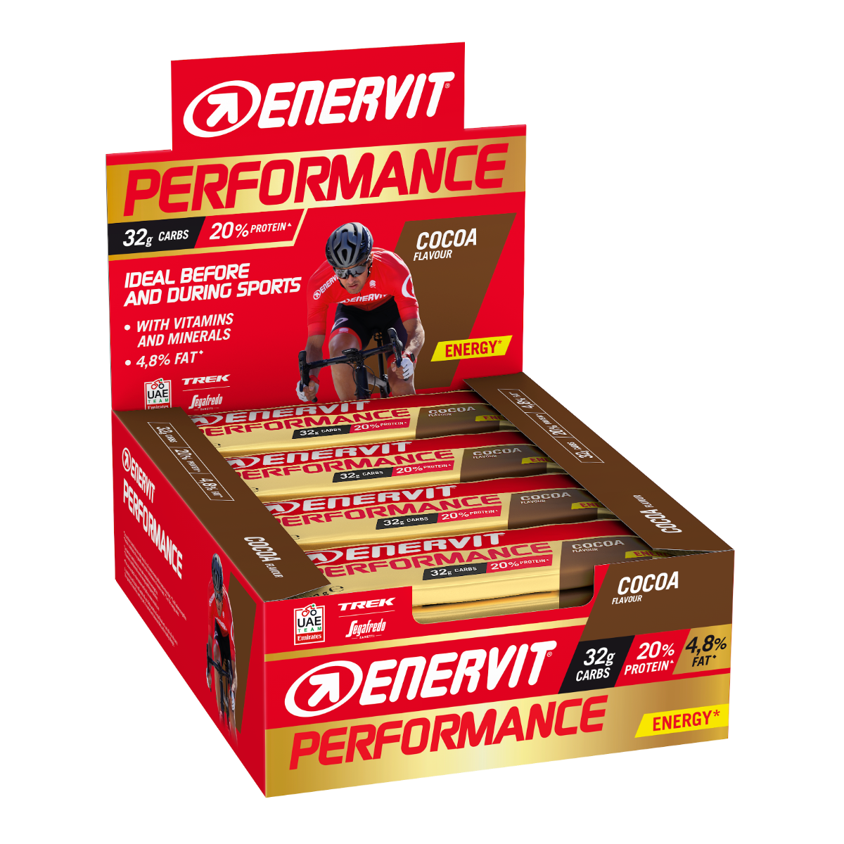 Enervit Power Sport Competition Barretta Gusto Cacao 1 Pezzo-4