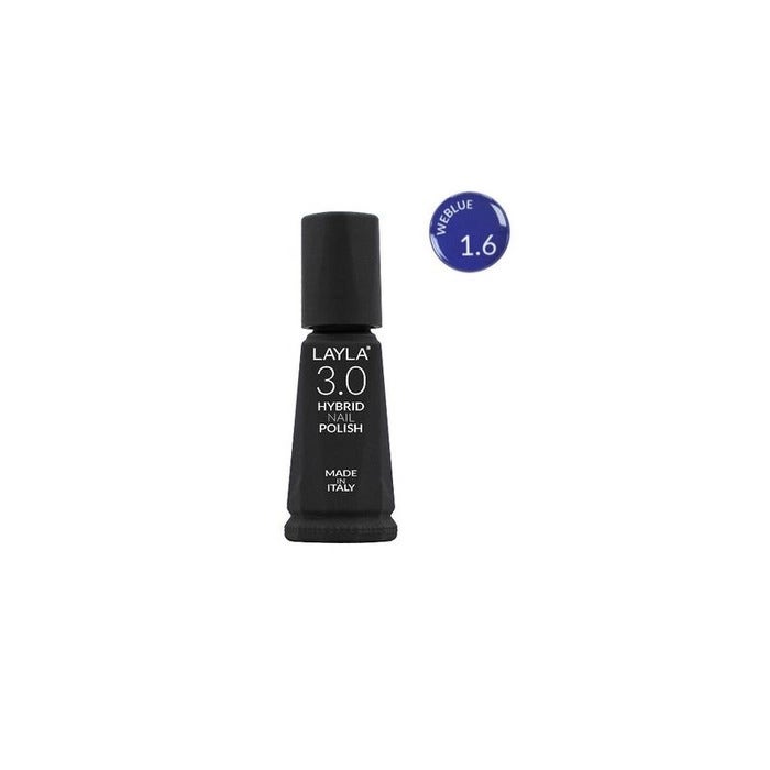 Layla Hybrid Nail Polish Smalto Gel n 1.6 Weblue 10ml-1