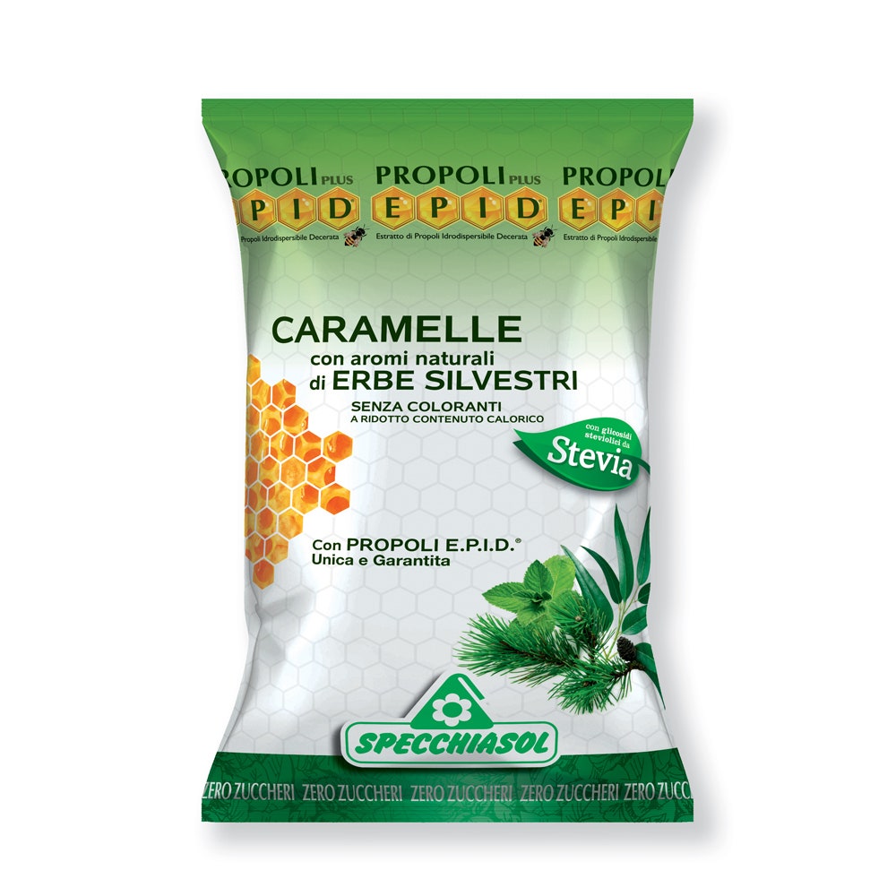 Epid Caramelle Erbe Senza Zucchero 24 Pezzi-2