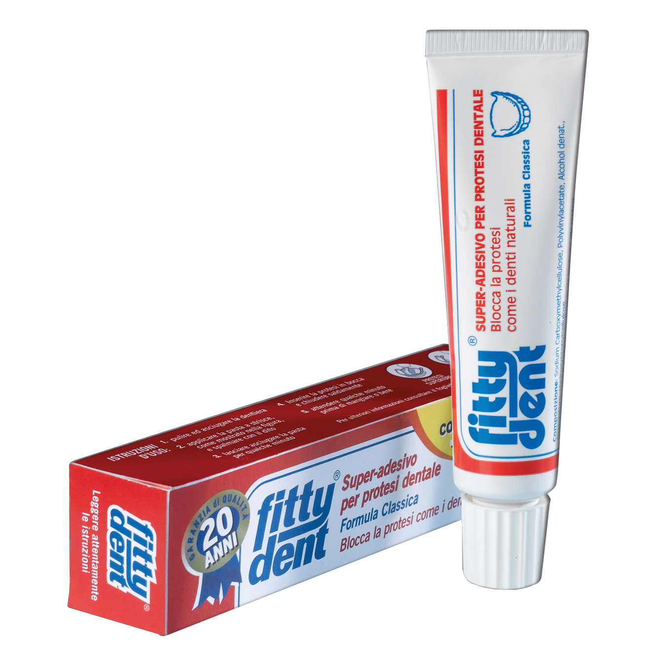 Fittydent Pasta Classica Super Adesivo Per Protesi Dentale 40ml