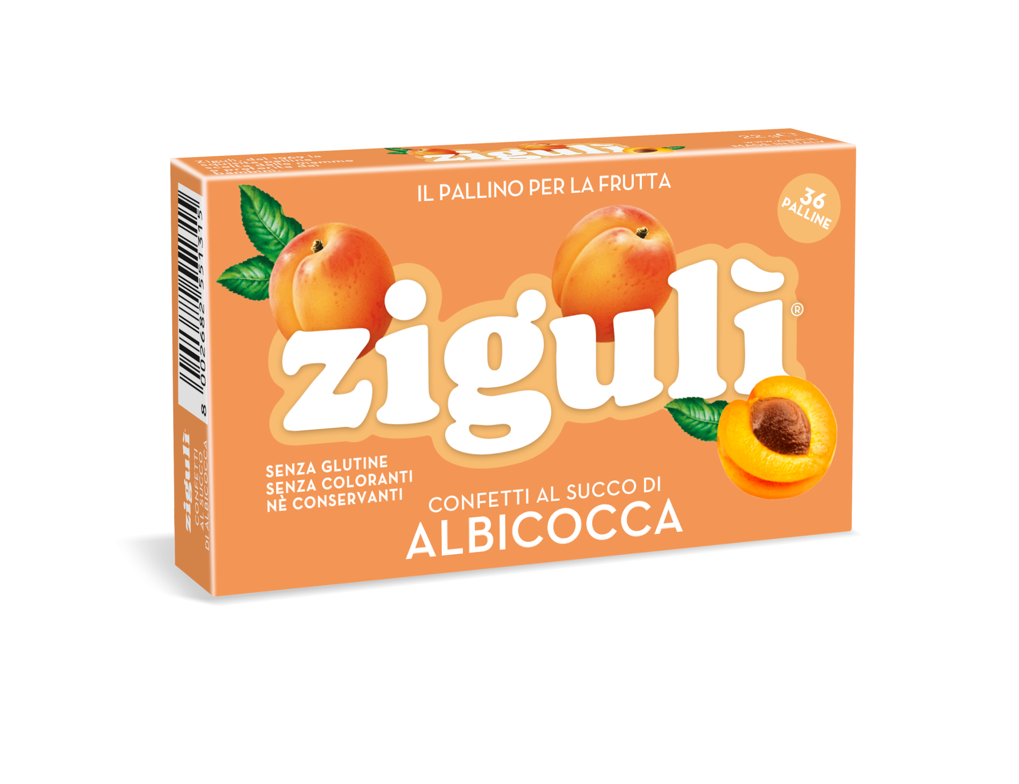 Zigulì Albicocca 36 Palline 22g