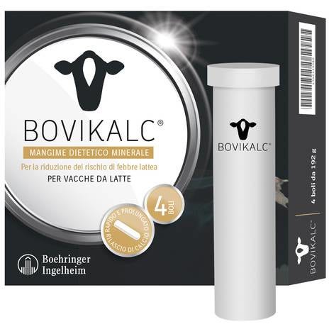 Bovikalc Mangime Dietetico Minerale Per Febbre Lattea Vacche Da Latte 4 Boli Da 192g-1
