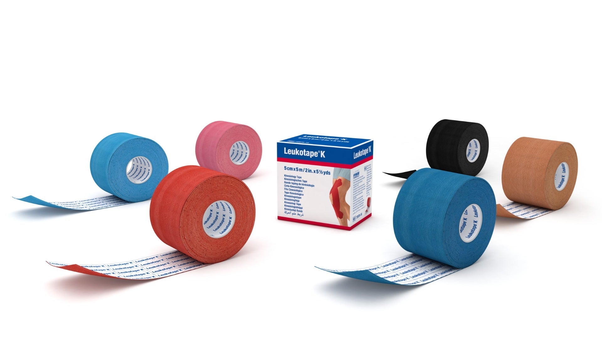 Leukotape K Taping Color Carne 7,5cmx5m-2