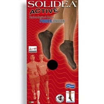 Solidea Active Power Unisex Mini Calza Nera Taglia M 1 Paio-1