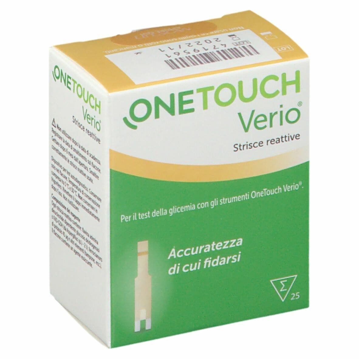 One Touch Verio 25 Strisce Glicemia-2
