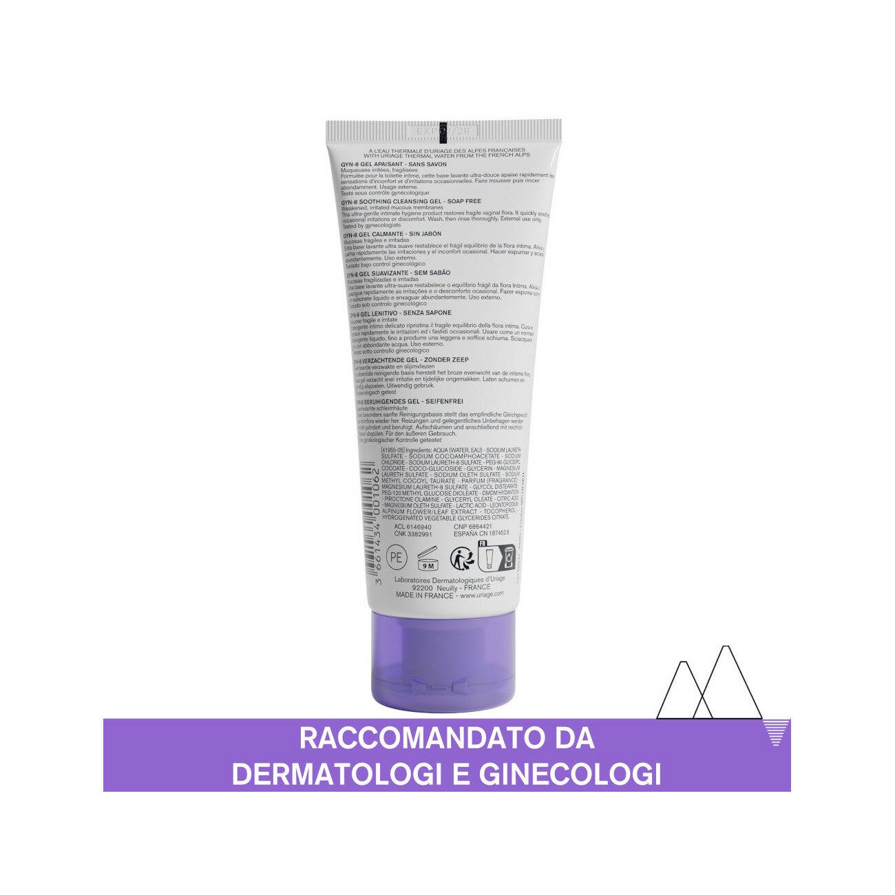 Uriage Gyn-8 Gel Detergente Intimo Lenitivo 100ml-2