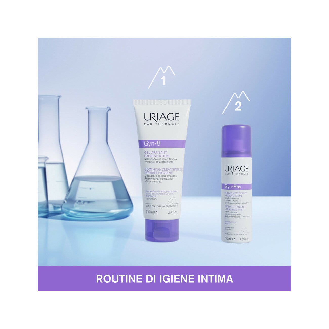 Uriage Gyn-8 Gel Detergente Intimo Lenitivo 100ml-12