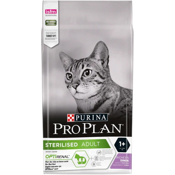 Purina Pro Plan Sterilised Gatto Crocchette Tacchino Sacco 1,5kg-2