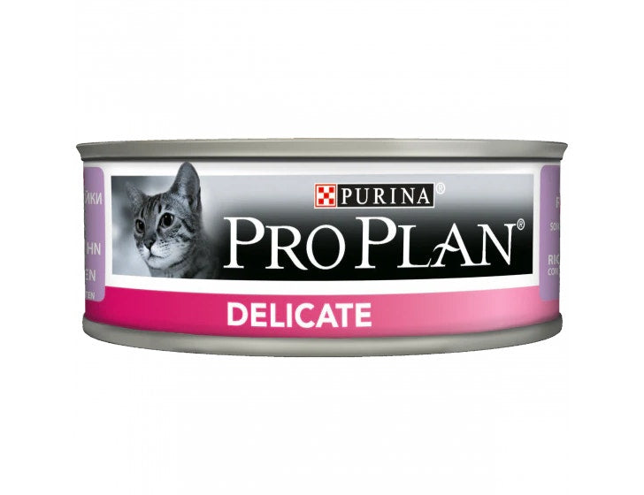 Purina Pro Plan Delicate Mousse Tacchino Lattina 85g-2