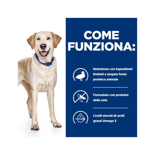 Hill's Prescription Diet D/D Crocchette Di Anatra E Riso Per Cani Sacco 12kg-5