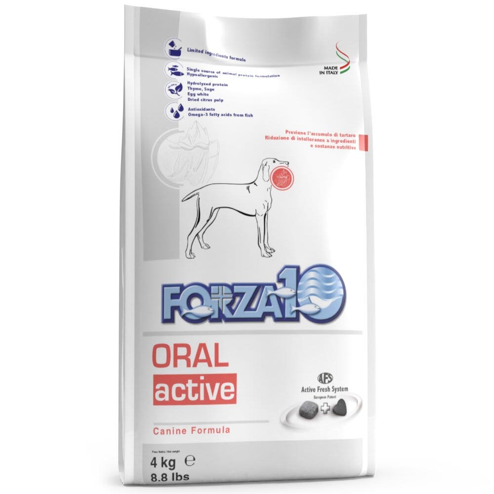 Forza10 Oral Active Cibo Secco Cani Adulti Sacco 4kg-3